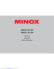 NEU 62401 mit Handbuch und Tasche Minox Nachtsichtgerät NV 300 