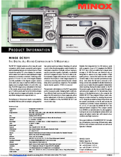 Minox DC 5011 Operator's Manual