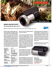Minox Macroskop MS 8x25 Product Information
