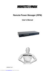 Minuteman RPM 1609 User Manual