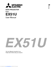 Mitsubishi Electric EX51U User Manual
