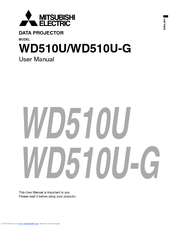 Mitsubishi Electric WD510U-G User Manual