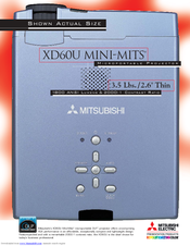 Mitsubishi Electric XD60U Mini-mits Specifications