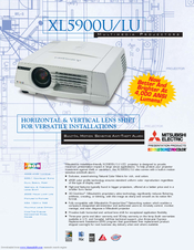 Mitsubishi XL5900LU Brochure & Specs