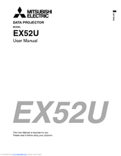 Mitsubishi Electric EX52U User Manual