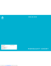 Mordaunt Short MEZZO 9 User Manual