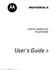 Motorola V60i User Manual