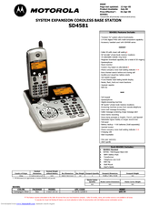 Motorola sd4581 Features