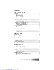 Motorola IDEN M370 User Manual