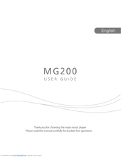 Mpio MG 200 User Manual