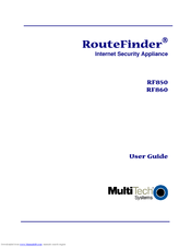 Multitech RouteFinder RF850 User Manual