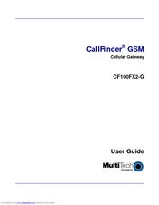 Multitech CallFinder CF100FX2-G User Manual