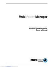 Multitech MR4800E Owner's Manual