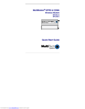Multitech MTCBA-E Quick Start Manual