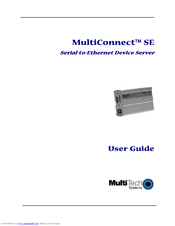 Multitech MultiConnect SE MTS2EA User Manual