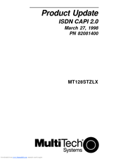 Multitech MT128STZLX Documentation Update