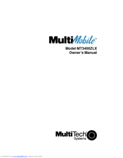 Multitech MT3400ZLX Owner's Manual