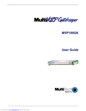 Multitech MultiVOIP MVP100GK Gatekeeper User Manual