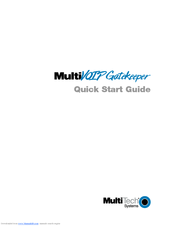 Multitech MultiVOIP MVPGK1 Gatekeepers Quick Start Manual