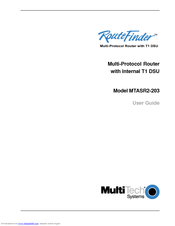 Multitech RouteFinder MTASR2-203 User Manual