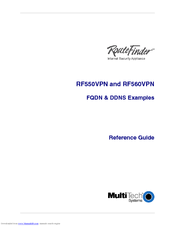 Multi-Tech RouteFinder RF560VPN Reference Manual