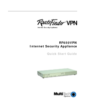 Multitech RouteFinder RF650VPN Quick Start Manual