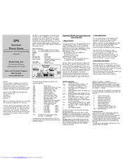 Multi-link Power Stone Instruction And Programming Manual