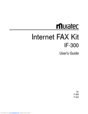 Muratec F-320 User Manual