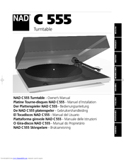 NAD C555 Owner's Manual