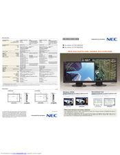 NEC LCD224WXM-BK - AccuSync - 22
