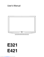 NEC E321-R User Manual