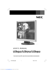 NEC MultiSync LCD1912 User Manual