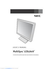 NEC LCD1760V-BK - MultiSync - 17