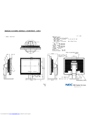 NEC LCD2060NX-BK - MultiSync - 20.1