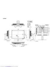 NEC MultiSync LCD2690WUXi Dimensions
