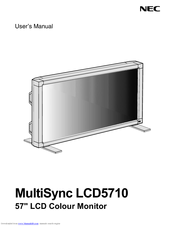 NEC LCD5710-2-AV-R User Manual