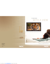 NEC AccuSync PV40-AVT Brochure