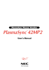 NEC PlasmaSync 42MP2 User Manual