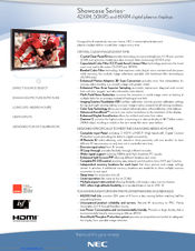 NEC 50XR5A Specifications