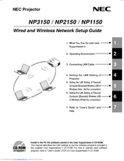 NEC NP3150/J Network Manual