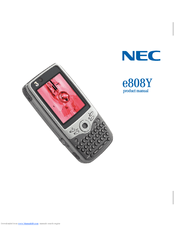 NEC e808y Product Manual
