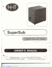 NHT SuperSub User Manual