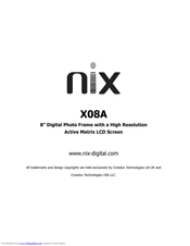 NIX X08A User Manual