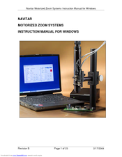 Navitar Zoom 6000 Instruction Manual