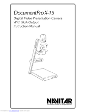 Navitar DocumentPro X-15 Instruction Manual