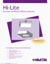 Navitar Hi-Lite XLR Brochure