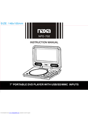 Naxa NPD-702 Instruction Manual