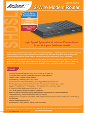 Netcomm NB702 SHDSL Specifications
