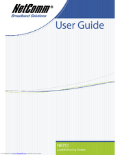 Netcomm NB750 User Manual