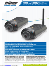 Netcomm MyLANcam NS370 Specifications